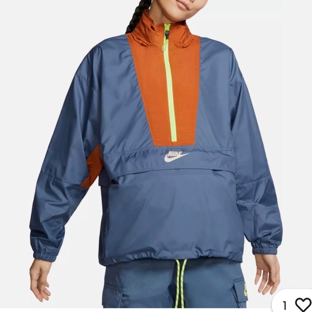 Nike Women's Sportswear Icon Clash Diffused Blue Jacket